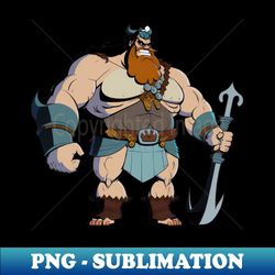 barbarian king - epic fantasy - vintage sublimation png download - perfect for sublimation art