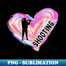 shooting watercolor heart brush - creative sublimation png download - vibrant and eye-catching typography