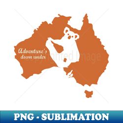Adventures down under - Professional Sublimation Digital Download - Fashionable and Fearless