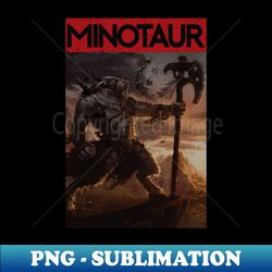 The Minotaur - Creative Sublimation PNG Download - Capture Imagination with Every Detail
