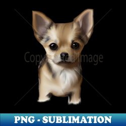 Cute Chihuahua Drawing - Modern Sublimation PNG File - Capture Imagination with Every Detail