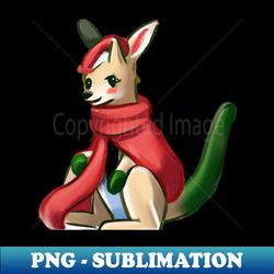 Cute Kangaroo Drawing - Sublimation-Ready PNG File - Perfect for Personalization