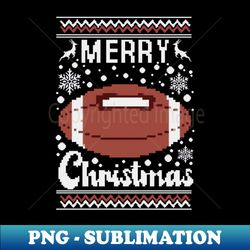 Merry Christmas football - Exclusive Sublimation Digital File - Boost Your Success with this Inspirational PNG Download