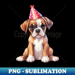 Birthday Boxer Dog - Instant Sublimation Digital Download - Add a Festive Touch to Every Day