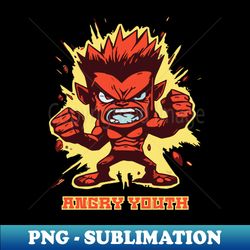 Unleashing the Spirit of Angry Youth - Exclusive PNG Sublimation Download - Revolutionize Your Designs
