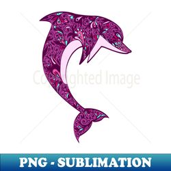 Dolphin Purple - Aesthetic Sublimation Digital File - Enhance Your Apparel with Stunning Detail