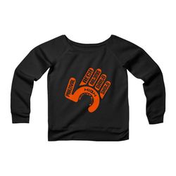 Ready Player One Inspired Fan High Five Parzival Aech Art3mis Daito Shoto CPY Womans Wide Neck Sweatshirt Sweater