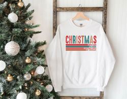Christmas Santa Clause Sweatshirt, Trendy Mama Tee, Tis The Season Christmas Shirt, Santa Claus Xmas Light Hot Chocolate