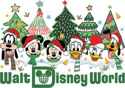 Mickey Christmas Svg, Walt Disney World Christmas Svg Png