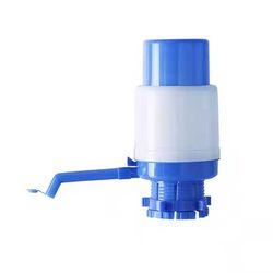 Hand Press Large Bottle Dispenser Mini Portable Plastic 19litter 20L Litre 5 Gallon Desktop Blue(US Customers)