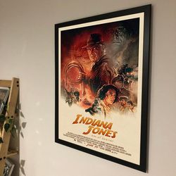 Indiana Jones and the Dial of Destiny 2023 Movie Poster, NoFramed, Gift.jpg