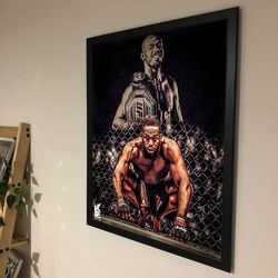 Jon Bones Jones UFC Poster, Boxing Poster, Sports Poster, NoFramed, Gift.jpg
