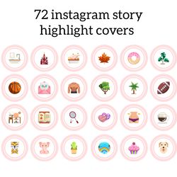 72 Pink Instagram Highlight Icons. Lifestyle Instagram Highlights Images. Cute Instagram Highlights Covers