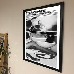 The Weeknd House Of Baloons Album Poster, No Framed, Gift.jpg