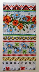 New Souvenir towel Fabric Wafer Cotton Tradition Folk print embroidery  Kitchen hand towel Cloth Home Decor