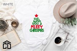 We Wish You A Merry Christmas Shirt, Gift For Christmas Dinner,  Christmas Song Shirt, Candy Cane T-Shirt, Happy New Yea