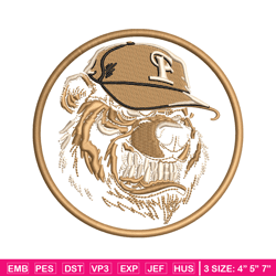 Bear face embroidery design, Bear face embroidery, animal design, embroidery file, logo shirt, Digital download.