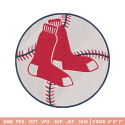 Boston Red Sox Logo embroidery design, logo sport embroidery, baseball embroidery, logo shirt, MLB embroidery. (20)