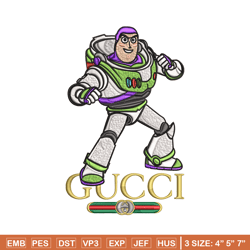 Buzz lightyear Gucci Embroidery design, Buzz lightyear Embroidery, cartoon design, Embroidery File, Instant download.