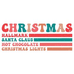 Retro Vintage Christmas Hallmark Santa Claus SVG Download