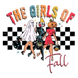 The Girls Of Fall 90s Halloween SVG Graphic Design File