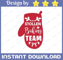 Stollen Baking Team Svg Stollen Baking Team Cut Files Christmas Silhouette Studio Cricut Svg Dxf Jpg Png Eps Pdf Ai Cdr