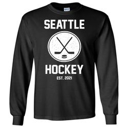 Seattle Hockey Est. 2021 Long T-shirt