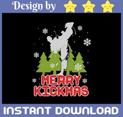 Merry kickmas svg, dxf,eps,png, Digital Download