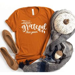Extra Grateful This Year Pregnancy Shirt Pregnancy Announcement Women&8217s Top Thanksgiving Shirt Thanksgiving Pregnanc