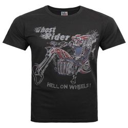 Junk Food Ghost Rider Hell On Wheels Men&8217s T-Shirt