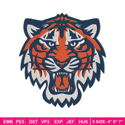 Detroit Tigers Logo embroidery design, logo sport embroidery, baseball embroidery, logo shirt, MLB embroidery. (15)