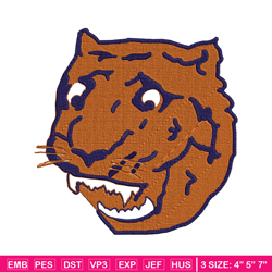 Detroit Tigers Logo embroidery design, logo sport embroidery, baseball embroidery, logo shirt, MLB embroidery. (16)