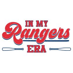 In My Rangers Era Baseball ALCS SVG Cutting Digital File