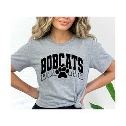 Bobcats SVG PNG, Bobcats Paw svg, Bobcats Mascot svg, Bobcats Cheer svg, Bobcats Vibes svg, School Spirit svg, Bobcats S