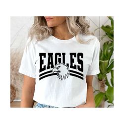 Eagles SVG PNG, Eagle svg, Eagle Head svg, Eagles Mascot svg, Eagles Cheer svg, Eagles Vibes svg, School Spirit svg, Cri