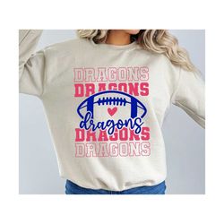 Dragon Football svg, Dragon, Dragons, Football svg, png, Sublimation, Football Clipart, SVG for Shirts, SVG for Cricut,