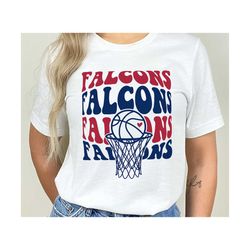 Falcons Basketball SVG PNG, Falcons Mascot svg, Falcons svg,Falcons School Team svg,Falcons Hoop svg,Basketball Hoop svg