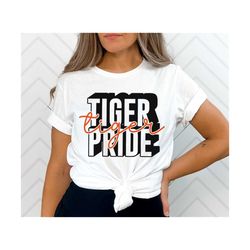 Tiger SVG PNG, Tiger Pride svg, Tiger Mascot svg, School Pride Mascot svg, Mascot svg, School Spirit Shirt, Tigers svg,
