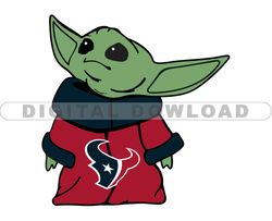 Texans NFL Baby Yoda Svg, Football Teams Svg, NFL Logo Svg, Baby Yoda Png, Tshirt Design   09