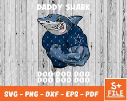 Dallas Cowboys Daddy Shark Nfl Svg , Daddy Shark   NfL Svg, Team Nfl Svg 10