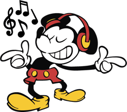 Mickey Mouse Music Svg, Mickey Svg, Disney Png, Disney Mickey Svg, Mickey Christmas Png, Instant download