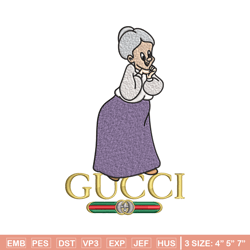 Granny Gucci Embroidery design, Granny Gucci cartoon Embroidery, cartoon design, Embroidery File, Instant download.