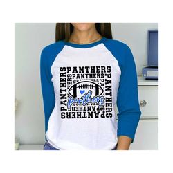 Panthers Football SVG PNG, Panthers Mascot, Panthers Cheer, Panthers Shirt, Panthers svg, School Spirit, Panthers Mom, P