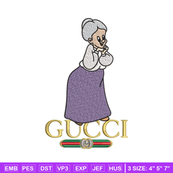 Granny Gucci Embroidery design, Granny Gucci cartoon Embroidery, cartoon design, Embroidery File, Instant download.
