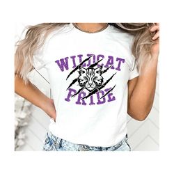Wildcat Pride SVG PNG, Wildcat Claw svg, Wildcat Face svg, Wildcat Shirt svg, Wildcat svg,Wildcats Mascot svg, Wildcats