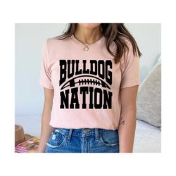 Bulldog Nation SVG PNG, Bulldog SVG, Bulldog Mascot svg, Bulldogs Cheer svg, Bulldogs Shirt svg, Bulldogs Sport svg, Sch