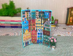 Screen for a dollhouse. 1:12. doll furniture, doll miniature, doll accessories.