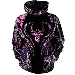Love Deer Hunting 3D All Over Print | Hoodie | Unisex | Full Size | Adult | Colorful | HT4670