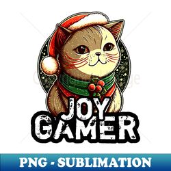 Kawaii Christmas Cat - Retro PNG Sublimation Digital Download - Spice Up Your Sublimation Projects