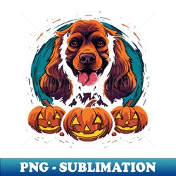 Cocker Spaniel Halloween - Modern Sublimation PNG File - Bold & Eye-catching